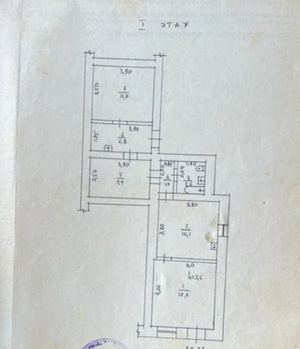 -3 комн. Баранова 1/3- фото 1