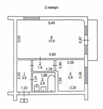 -1 комн 22.8т Артиллерийская 2а эт 2/5- фото 1