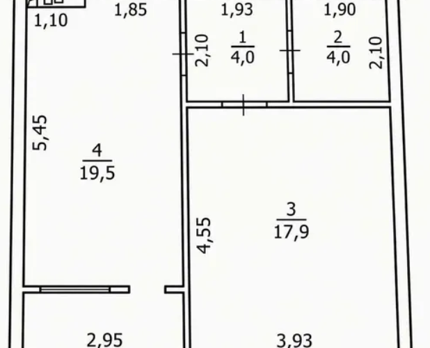 -1 комн 63т 47 кв м ЖК Острова эт 14/21- фото 5