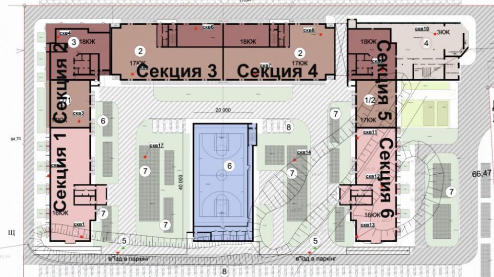 ЖК Акварель 2 Одесса Генеральный план