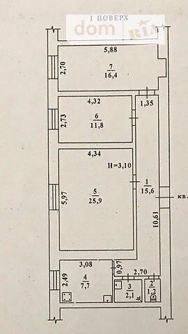 Продаю 3к квартиру 81 кв. м, Фонтанская дорога фото 9