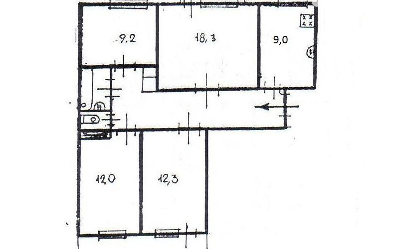 Продаю 4к квартиру 83 кв. м, Ядова  фото 1